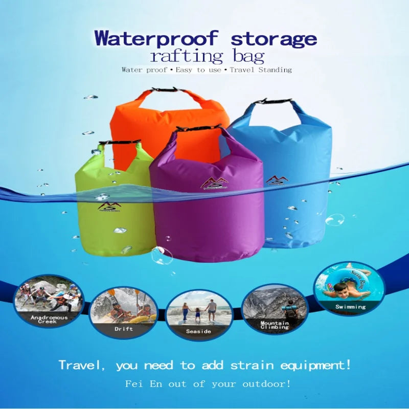 5/10/20/40/70L Trekking Swimming Rafting Kayak River Fishing Outdoor Waterbag