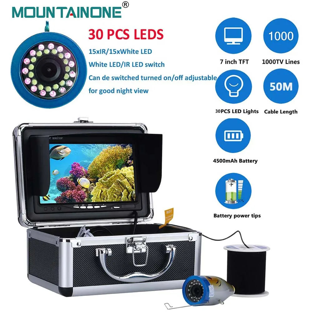 MountainOne Underwater Fish Finder With 15 Infrared Lamps