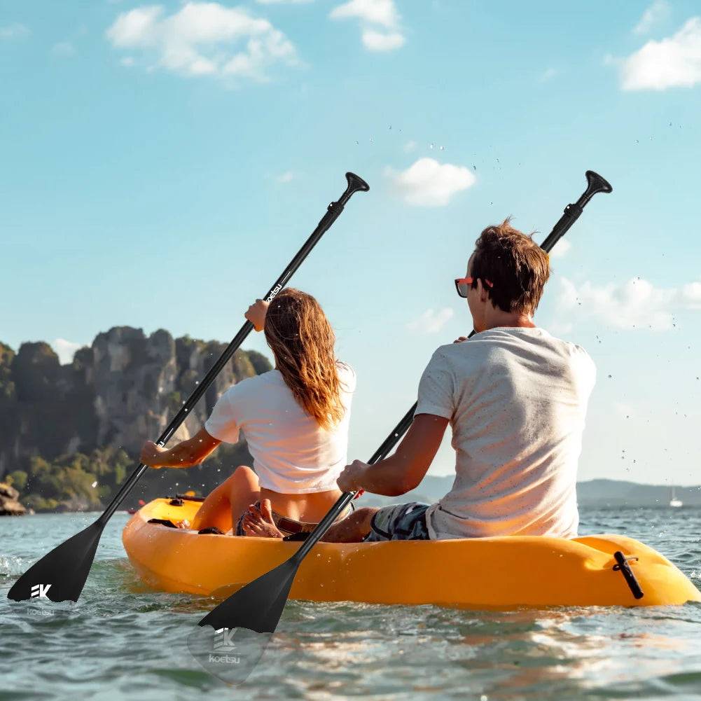 3-Piece Kayak Boat Paddle Adjustable Length Stand Up Paddle