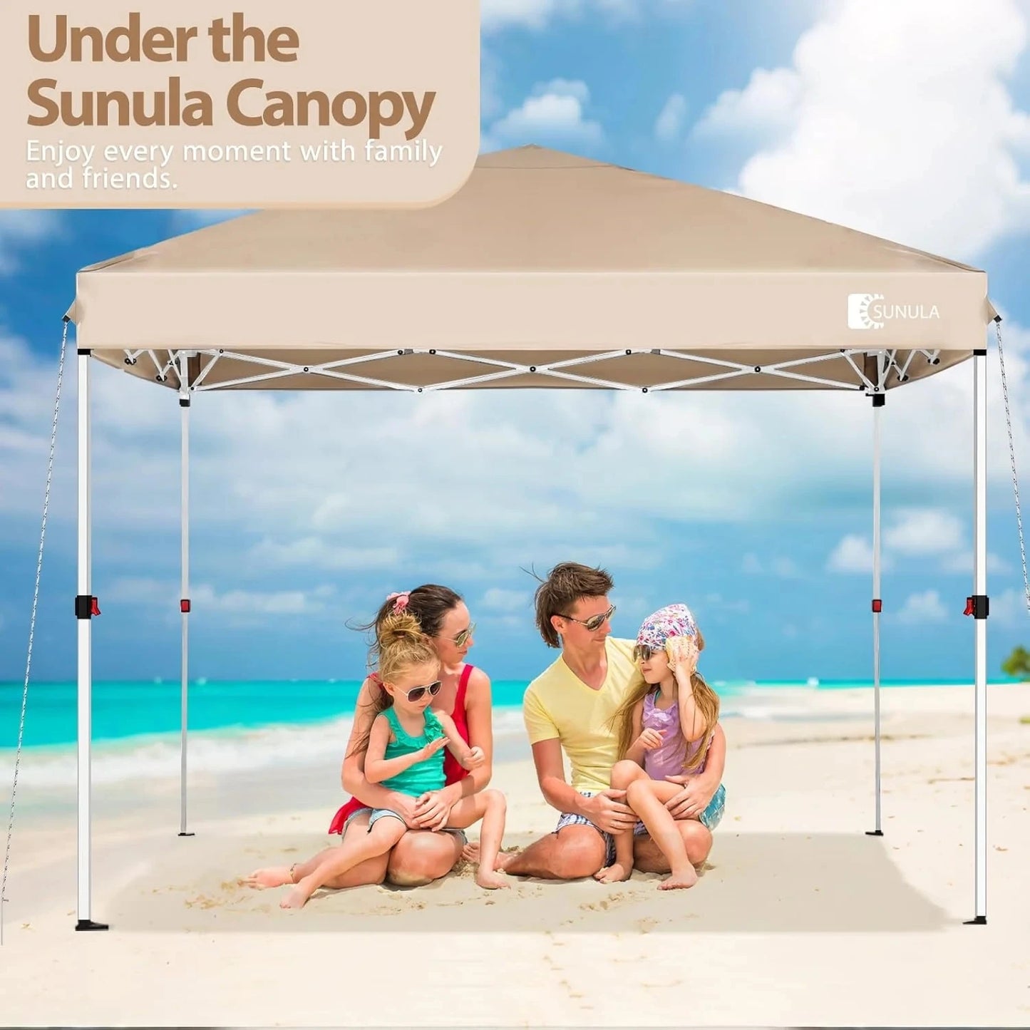 10x10 Pop Up Canopy Tent Instant Gazebo for Outside Camping
