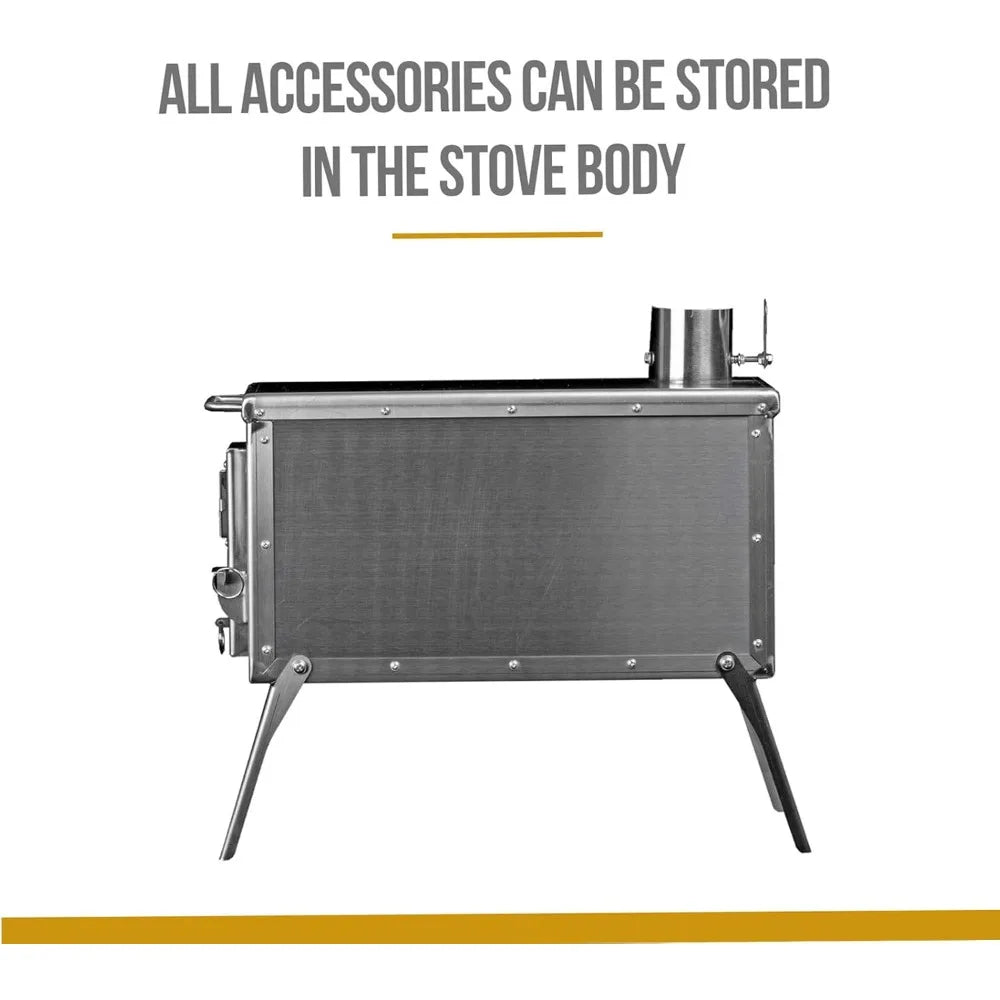 Hign Concerned Tiger Roar Tent Stove Portable Wood Burning