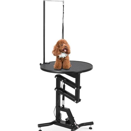 24" Hydraulic Lift Dog Grooming Table, 360°