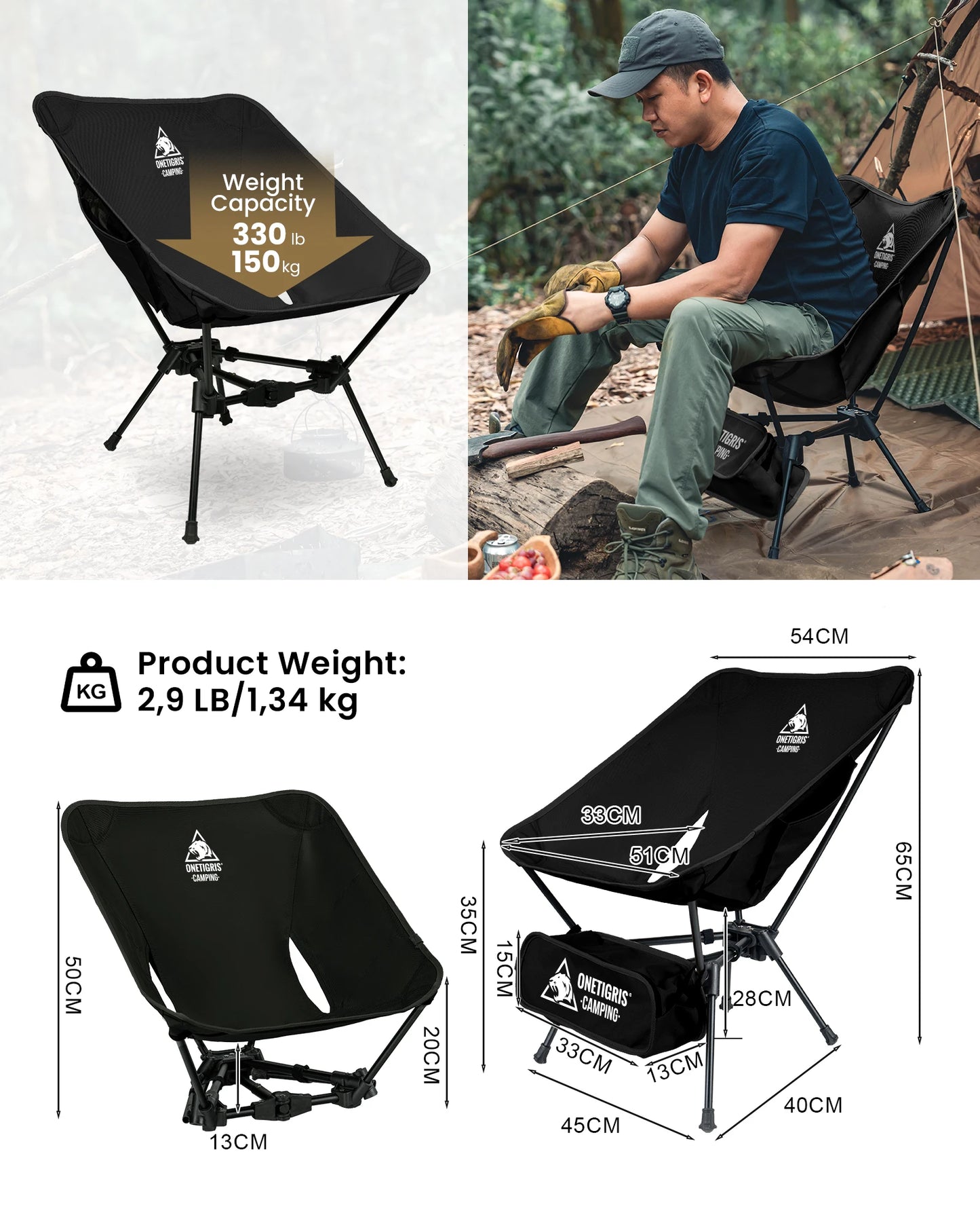 Camping Chair Foldable Outdoor Chair