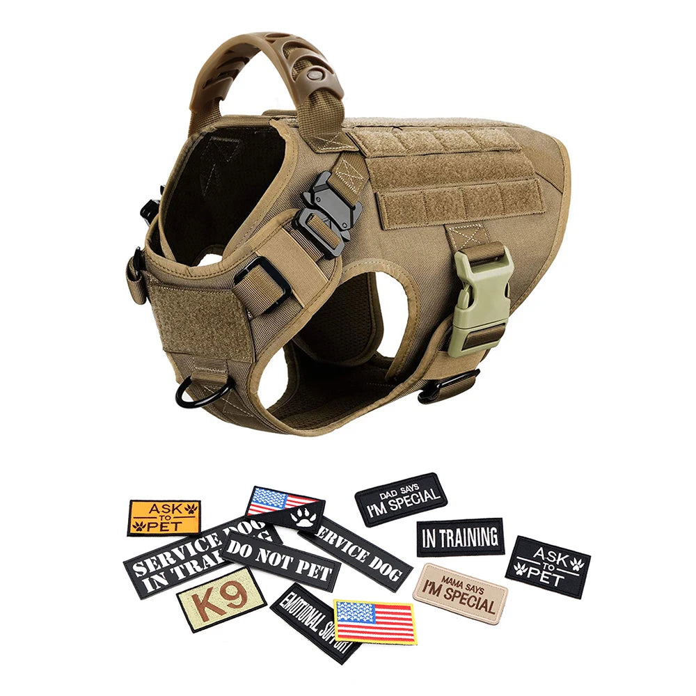 Training Vests Tactical Dogs Harnesses Accessories