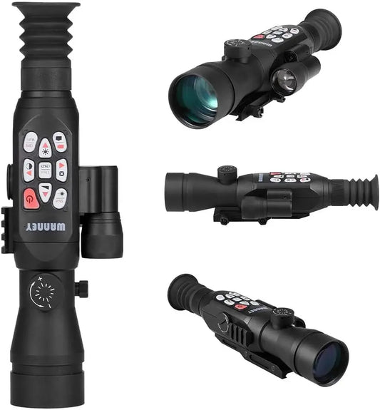 300 Yards Infrared Night Vision Scopes for Rifles Digital Zoom, 50MM Lens