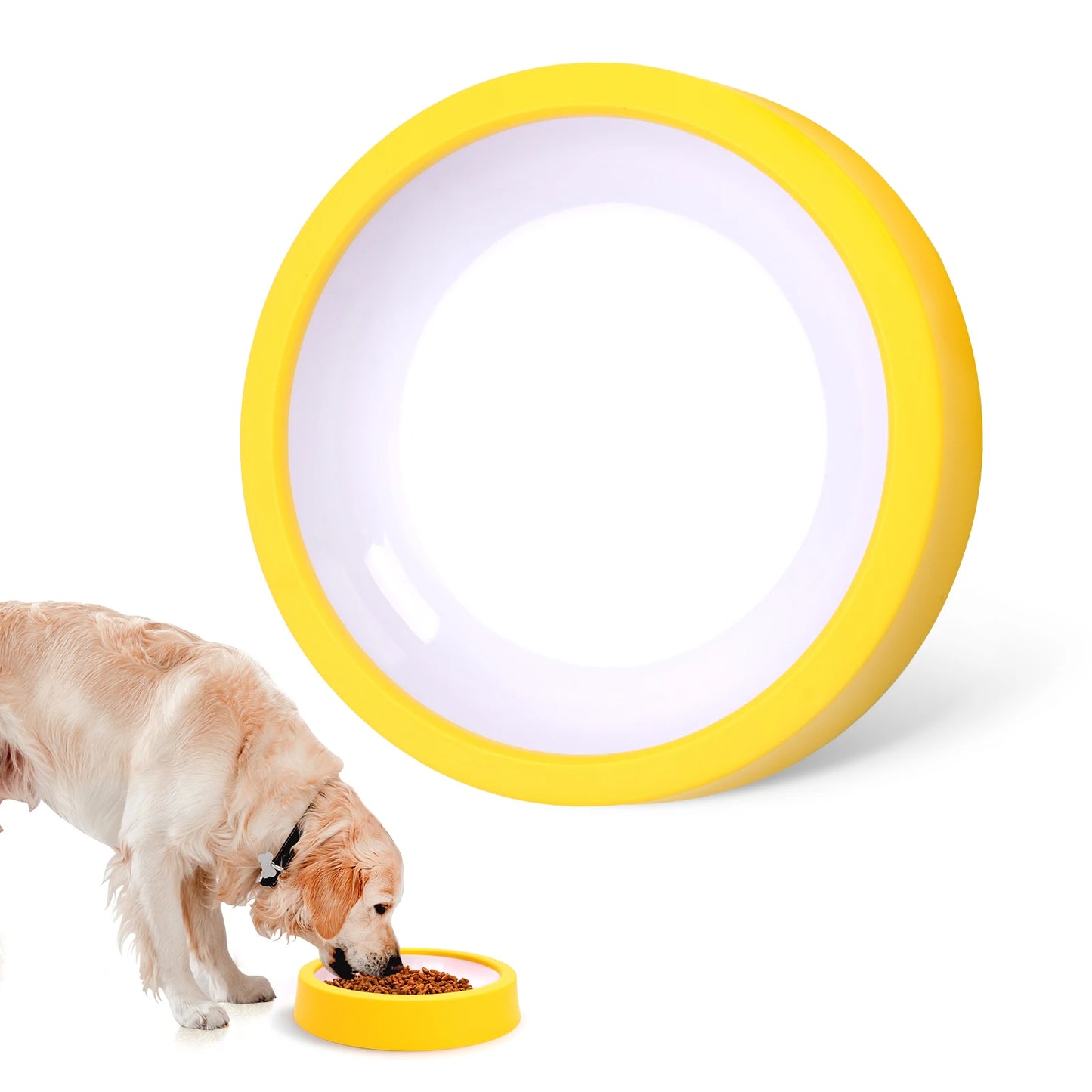 Pet Dog Slow Feeder Bowl Fun Non Slip Anti-Gulping